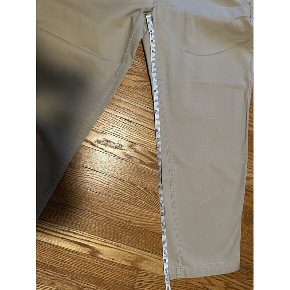 VTG Polo Ralph Lauren Gordon Pants Mens 35x30 Khaki Classic Chino USA Made Tan - Picture 7 of 7